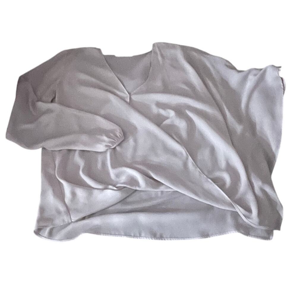 krisa lilac ruffle sleeve blouse - S EUC - Picture 13 of 15